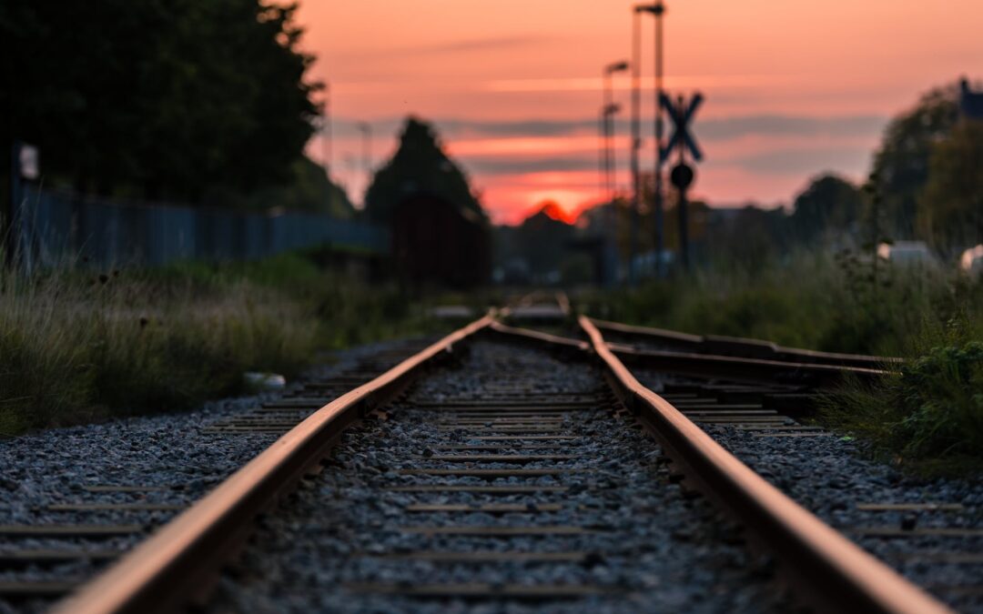 Inter rail sunset